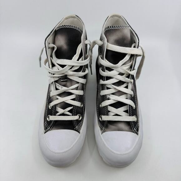 Converse Chuck Taylor All Star Lugged High Top Sneakers Tie Dye Gray Womens US 7 - Picture 10 of 14